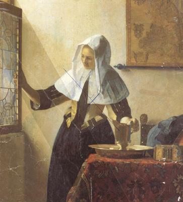 Jan Vermeer Vrouw met waterkan (mk26)